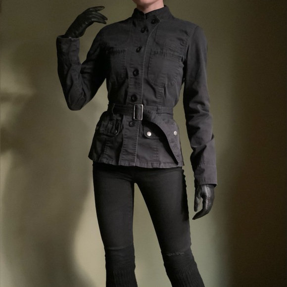 Belted Utility Jacket, Y2K Era - Picture 3 of 8